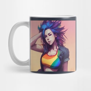 Cat Rainbow Mug